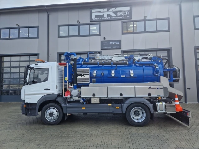Żnin — Pojazd dwu-funkcyjny typu Kombi
Typ:Mercedes-Benz Atego 1527
Rok produkcji: 2023(nowy)
Zabudowa: FFG Umwelttechnik