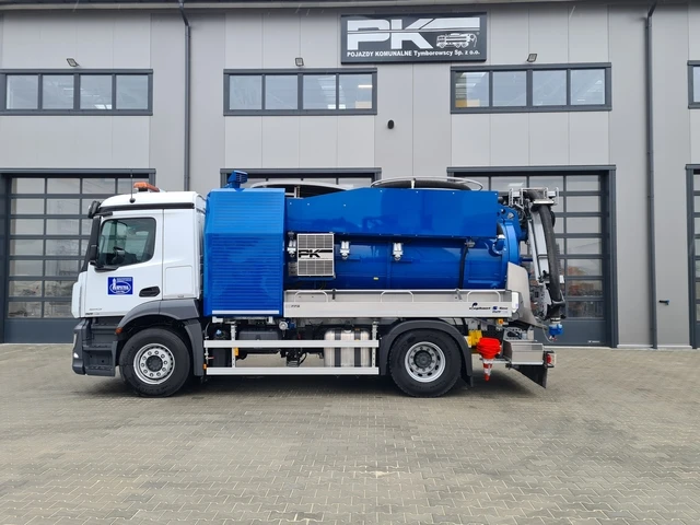 Siedlce — Pojazd dwu-funkcyjny typu Kombi
Typ:Mercedes-Benz Actros 1843
Rok produkcji: 2022(nowy)
Zabudowa: FFG Umwelttechnik