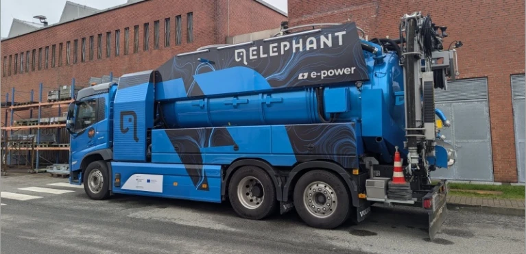 Samochody z instalacją ssąco-płuczącą Elephant E-Power